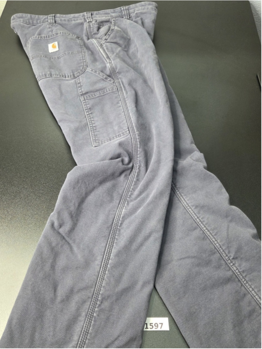 Carhartt Women’s Original Fit Fleece Lined Work Pants Gray Size 12 #1597